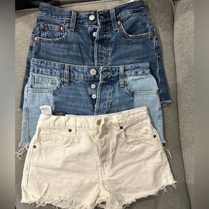 Jeans denim short bundle